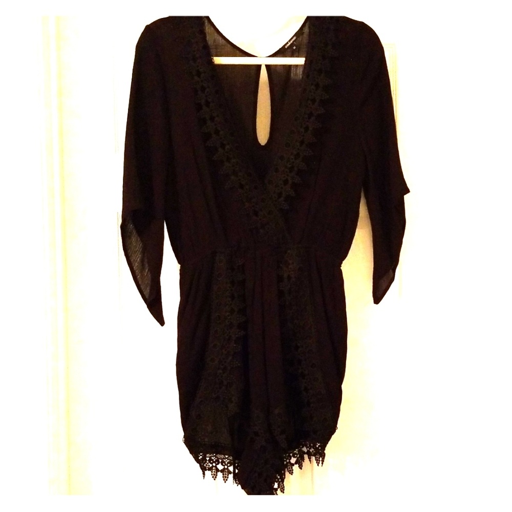Ambience Crochet Lace Romper